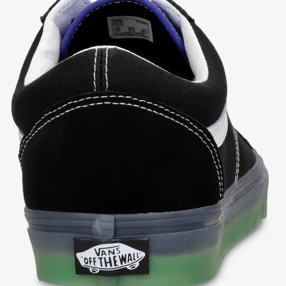 new men's size 13 Vans STYLE 36 black/white translucent sole old skool - Picture 3 of 5